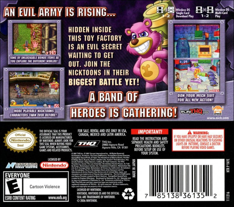 Nicktoons Attack of the Toybots – Nintendo DS (DS) - for just $7.99! 
