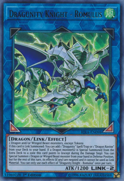 Dragunity Knight - Romulus [RIRA-EN098] Ultra Rare - for just $0.25! 