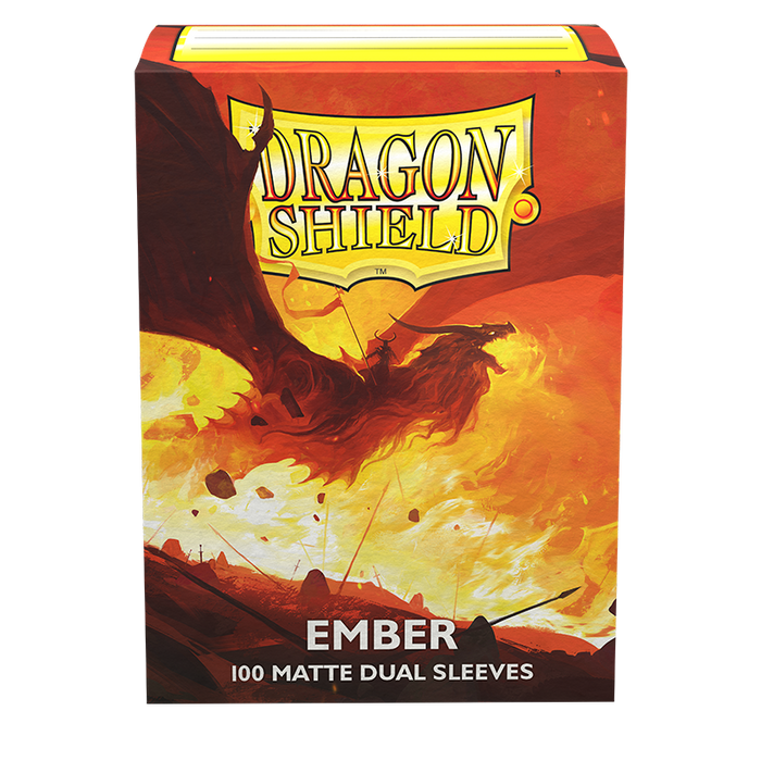 Dragon Shield: Standard 100ct Sleeves - Ember (Dual Matte) - Just $9.95! Shop now at Retro Gaming of Denver