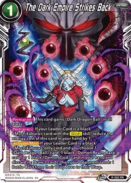 The Dark Empire Strikes Back (P-292) [Promotion Cards] - for just $0.15! 