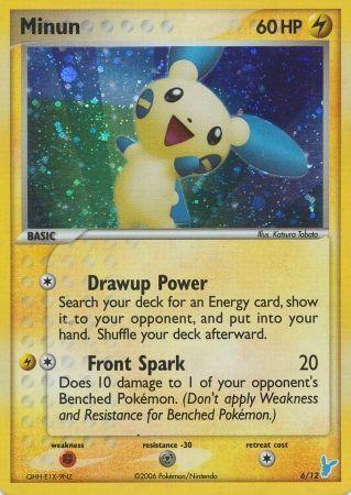 Minun (6/12) [EX: Trainer Kit 2 - Minun] - for just $6.50! 