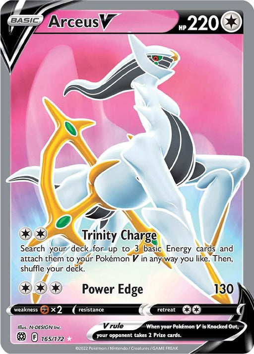 Arceus V (165/172) [Sword & Shield: Brilliant Stars] - for just $3.95! 