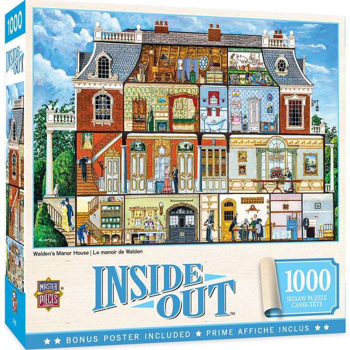 Inside Out - Walden's Manor House 1000 Piece Jigsaw Puzzle - Just $16.99! Shop now at Retro Gaming of Denver