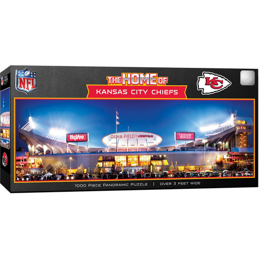 Kansas City Chiefs - Stadium View 1000 Piece Panoramic Jigsaw Puzzle - Just $19.99! Shop now at Retro Gaming of Denver