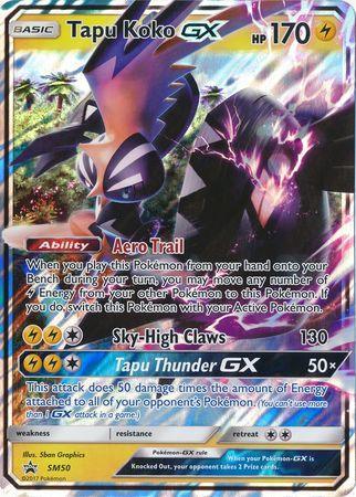 Tapu Koko GX (SM50) (Jumbo Card) [Sun & Moon: Black Star Promos] - for just $1.80! 