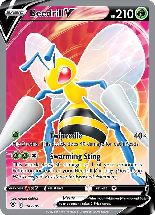 Beedrill V (160/189) [Sword & Shield: Astral Radiance] - for just $1.65! 