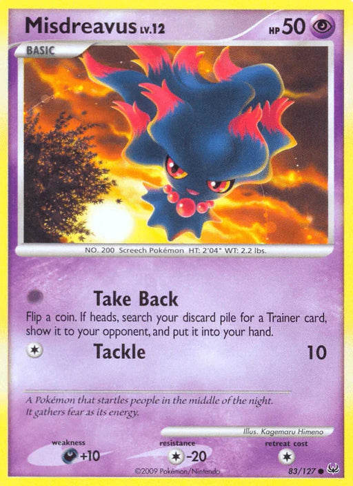 Misdreavus (83/127) [Platinum: Base Set] - for just $0.15! 