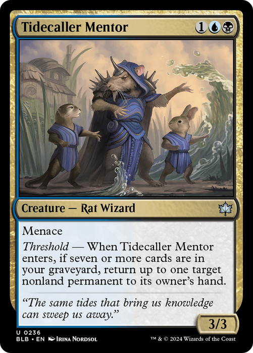 Tidecaller Mentor (BLB-236) - Bloomburrow - for just $0.06! 