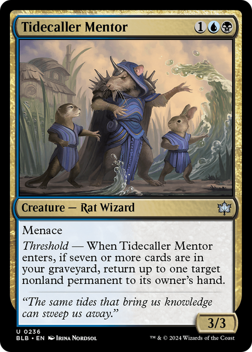 Tidecaller Mentor (BLB-236) - Bloomburrow - for just $0.06! 