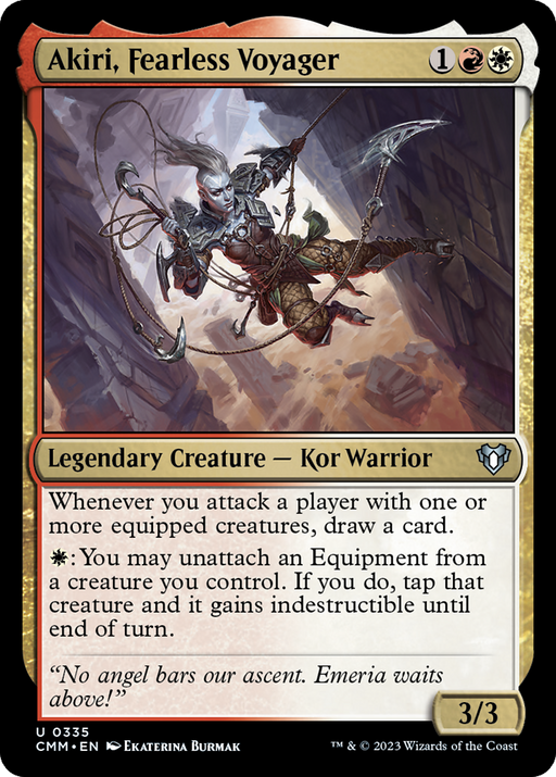 Akiri, Fearless Voyager (CMM-335) - Commander Masters - for just $0.32! 