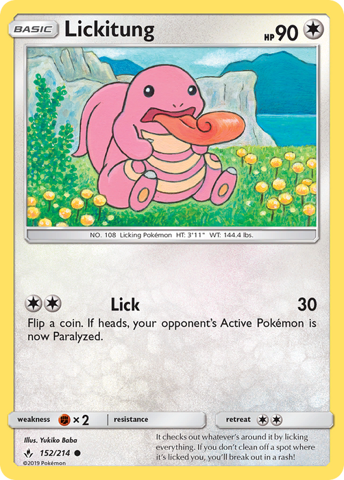 Lickitung (152/214) [Sun & Moon: Unbroken Bonds] - Just $0.05! Shop now at Retro Gaming of Denver