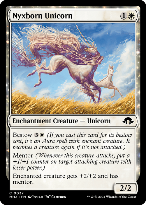 Nyxborn Unicorn (MH3-037) - Modern Horizons 3: (enchantment) - for just $0.04! 