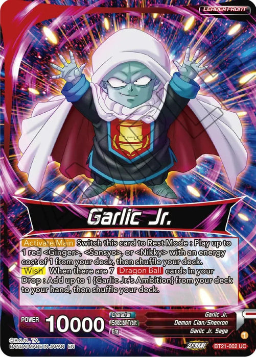 Garlic Jr. // Garlic Jr., Immortal Being (BT21-002) [Wild Resurgence] - for just $0.10! 