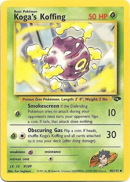 Koga's Koffing (48/132) [Gym Challenge Unlimited] - for just $0.80! 