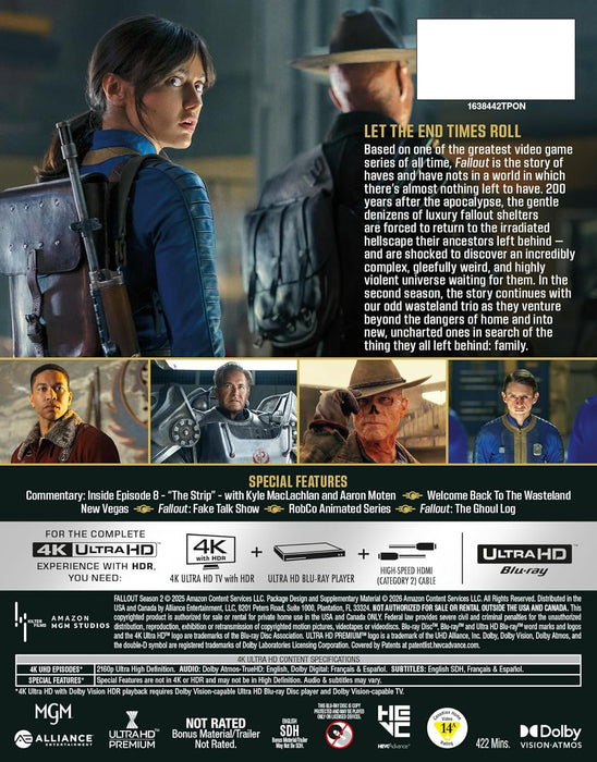 Fallout: Complete Second Season - Limited Edition Steelbook (4K Ultra HD) - for just $54.99! 