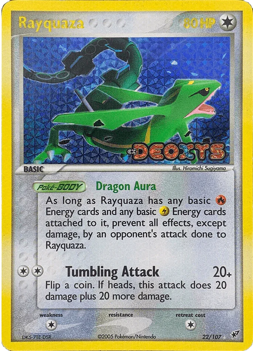 Rayquaza (22/107) (Stamped) [EX: Deoxys] - for just $477.20! 