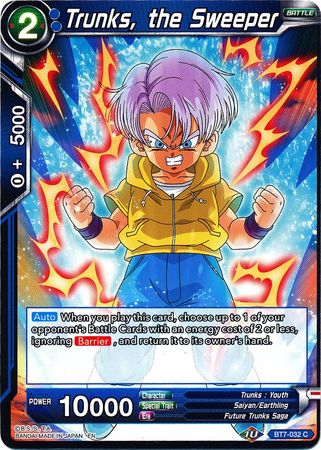 Trunks, the Sweeper (BT7-032) [Assault of the Saiyans] - for just $0.10! 