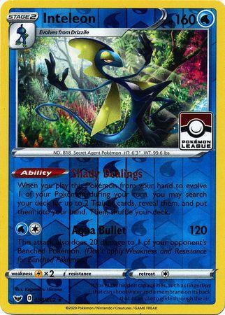 Inteleon (058/202) (League Promo) [Sword & Shield: Base Set] - for just $0.25! 