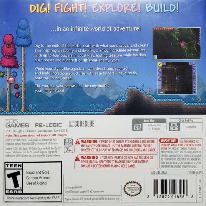 Terraria – Nintendo 3DS (3DS) - for just $0! 