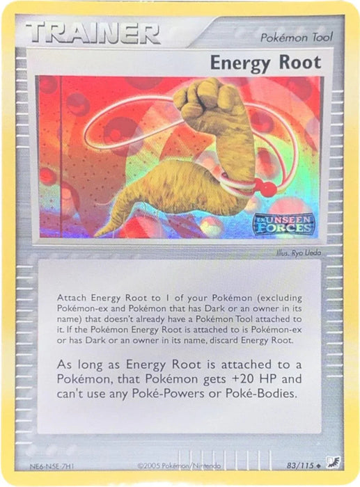 Energy Root (83/115) (Stamped) [EX: Unseen Forces] - for just $1.20! 