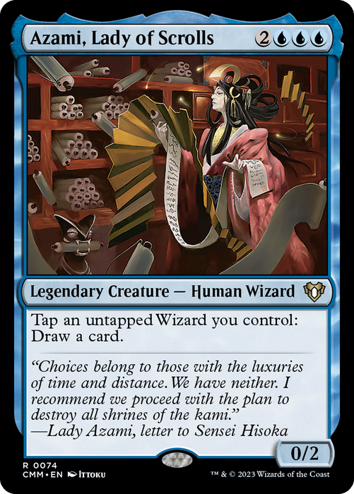 Azami, Lady of Scrolls (CMM-074) - Commander Masters - for just $0.12! 
