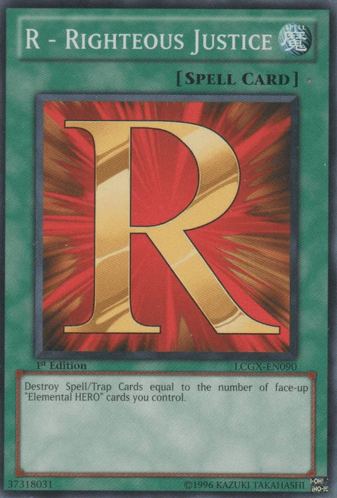 R - Righteous Justice [LCGX-EN090] Common - for just $0.10! 