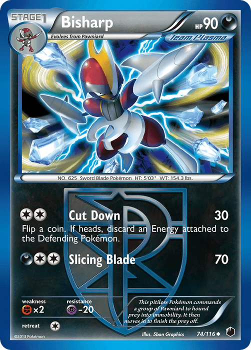 Bisharp (74/116) [Black & White: Plasma Freeze] - for just $0.20! 