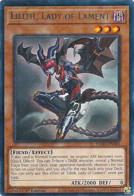 Lilith, Lady of Lament [TAMA-EN049] Rare - for just $0.10! 