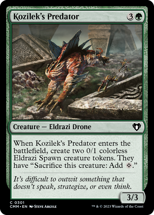 Kozilek's Predator (CMM-301) - Commander Masters - for just $0.08! 