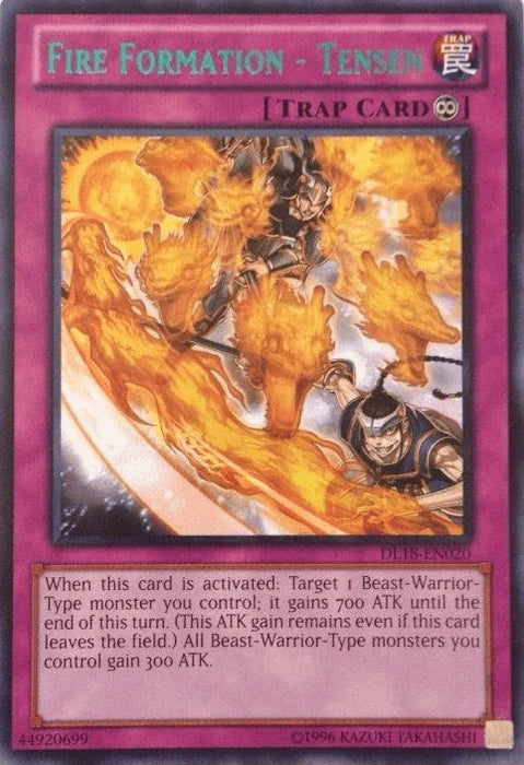 Fire Formation - Tensen (Green) [DL18-EN020] Rare - for just $0.40! 