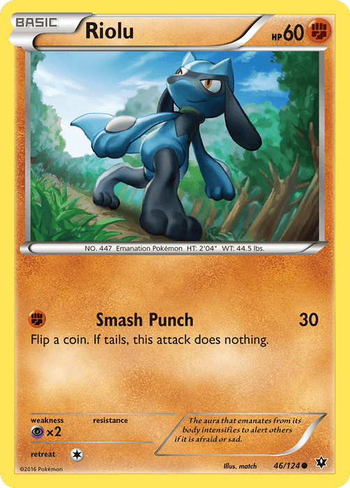 Riolu (46/124) [XY: Fates Collide] - for just $0.10! 