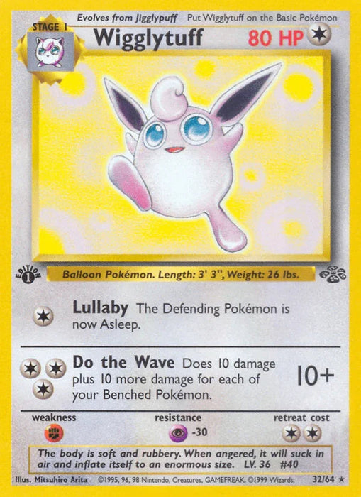 Wigglytuff (32/64) [Jungle 1st Edition] - for just $3.85! 