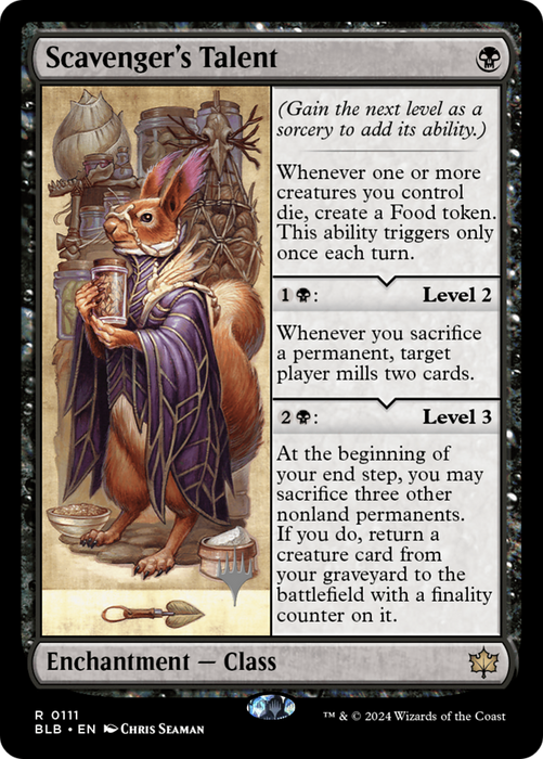 Scavenger's Talent (PPBLB-111) - Bloomburrow Promos - for just $0.63! 