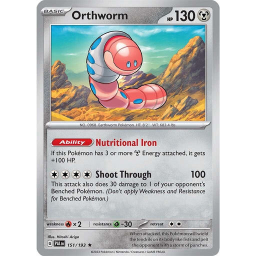 Orthworm (151/193) [Scarlet & Violet: Paldea Evolved] - Just $0.10! Shop now at Retro Gaming of Denver