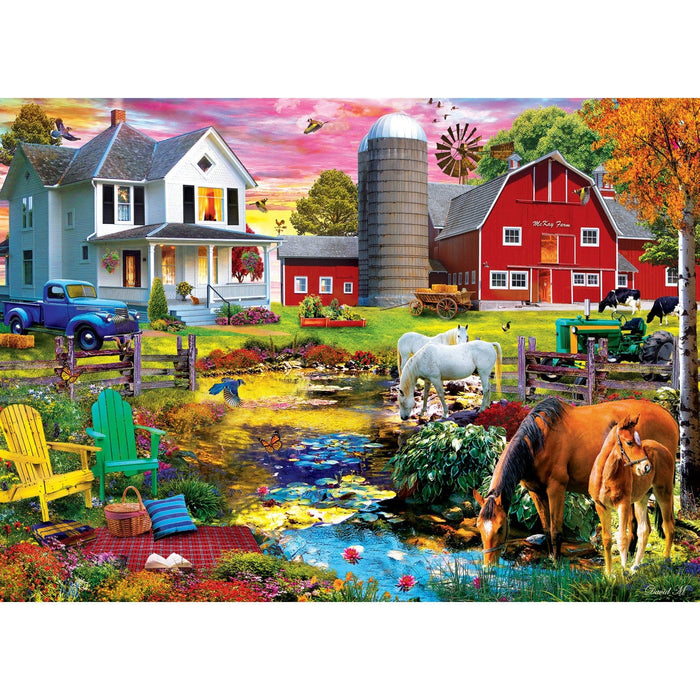 Farm & Country - Picnic on the Farm 1000 Piece Jigsaw Puzzle - for just $16.99! 
