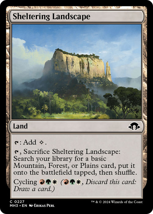 Sheltering Landscape [Modern Horizons 3] - Just $0.10! Shop now at Retro Gaming of Denver