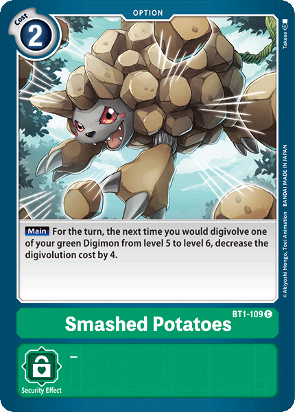 Smashed Potatoes [BT1-109] [Release Special Booster Ver.1.0] - Just $0.09! Shop now at Retro Gaming of Denver