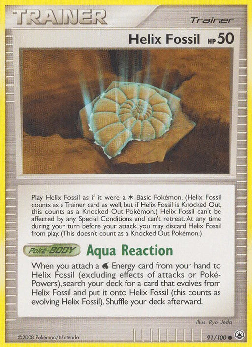 Helix Fossil (91/100) [Diamond & Pearl: Majestic Dawn] - for just $0.20! 