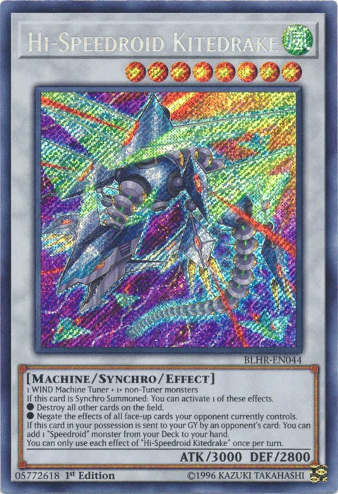 Hi-Speedroid Kitedrake [BLHR-EN044] Secret Rare - for just $0.75! 