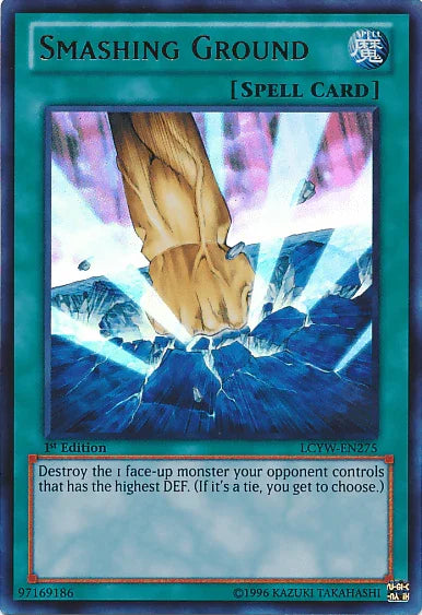Smashing Ground [LCYW-EN275] Ultra Rare - for just $1.40! 