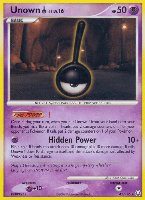 Unown ! (42/146) [Diamond & Pearl: Legends Awakened] - for just $8.20! 