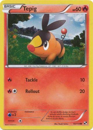 Tepig (15/114) (Cosmos Holo) [Black & White: Base Set] - for just $2.80! 
