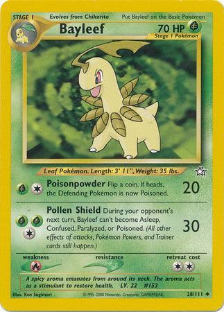 Bayleef (28/111) [Neo Genesis Unlimited] - for just $1.40! 