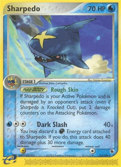 Sharpedo (22/109) [EX: Ruby & Sapphire] - for just $1.10! 