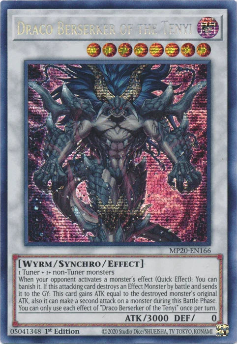 Draco Berserker of the Tenyi [MP20-EN166] Prismatic Secret Rare - for just $0.90! 