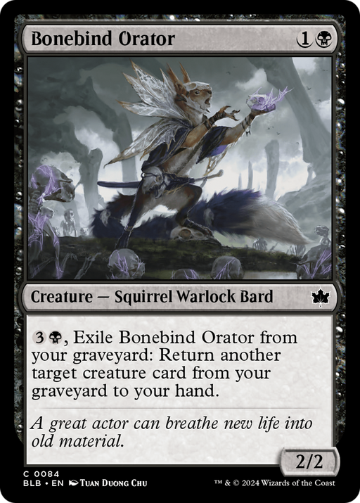 Bonebind Orator (BLB-084) - Bloomburrow - for just $0.03! 