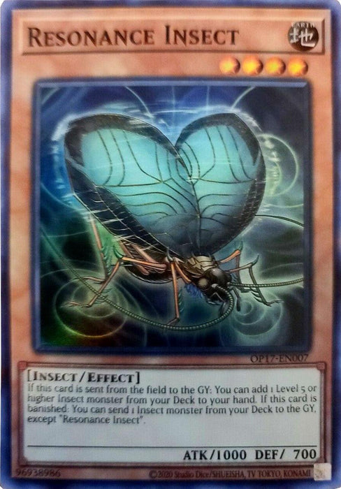 Resonance Insect [OP17-EN007] Super Rare - for just $0.20! 
