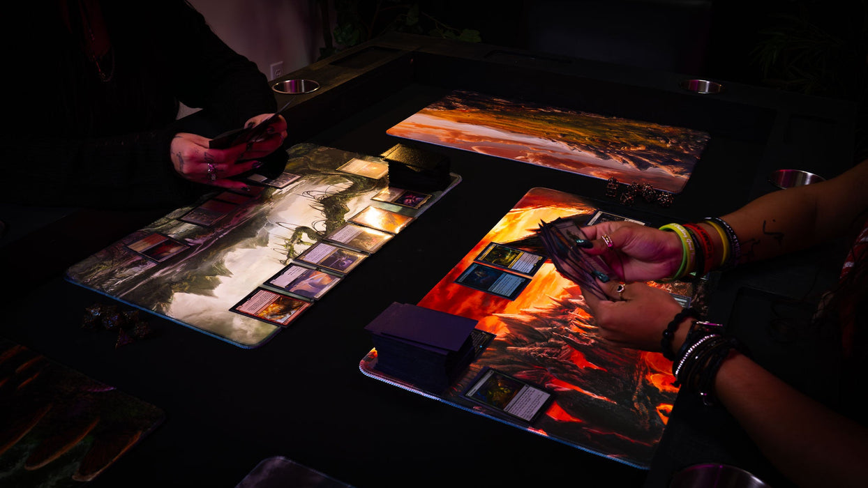 "Forsaken Swamp" —  Fallen Lands Playmat by Carlos Balarezo - for just $39.95! 