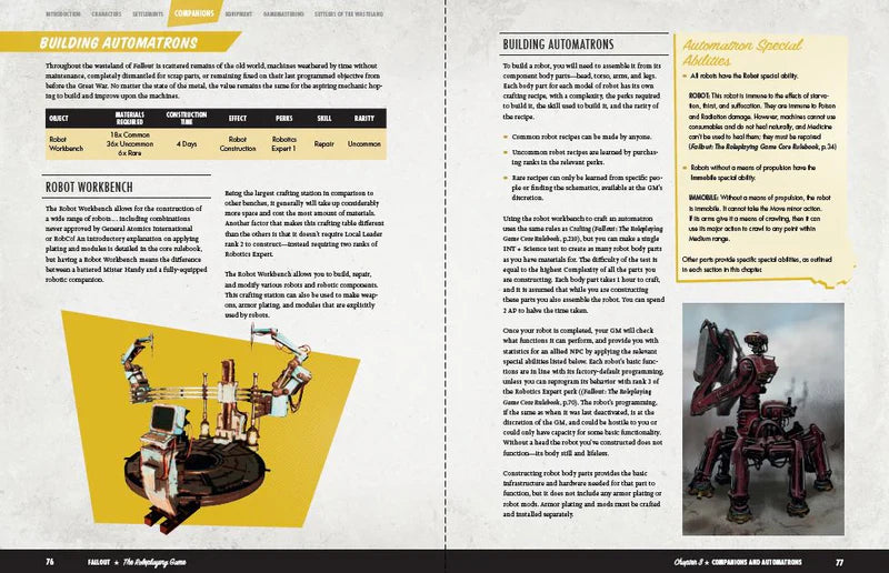 Fallout: The Roleplaying Game Settler's Guide Book - for just $35! 