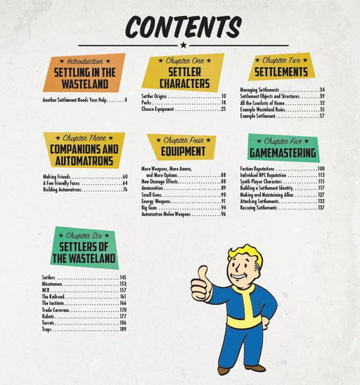 Fallout: The Roleplaying Game Settler's Guide Book - for just $35! 